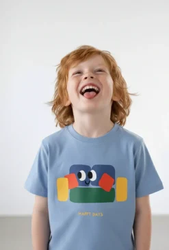 T-shirt chłopięcy z motywem kanapy „Happy Days”