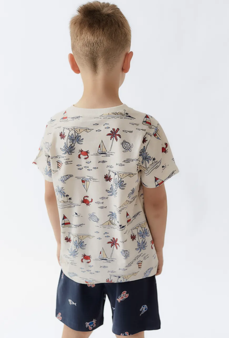 T-shirt chłopięcy z nadrukiem