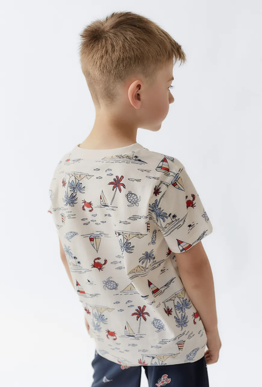 T-shirt chłopięcy z nadrukiem