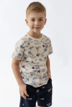 T-shirt chłopięcy z nadrukiem