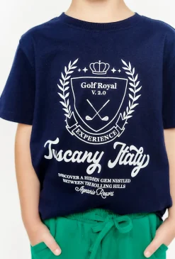 Tshirt chłopięcy z nadrukiem