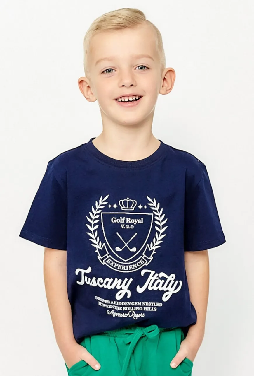 Tshirt chłopięcy z nadrukiem