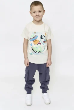 T-shirt chłopięcy z nadrukiem