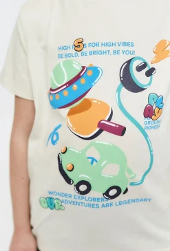 T-shirt chłopięcy z nadrukiem