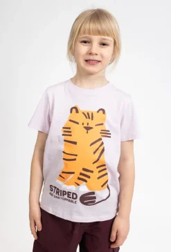 T-shirt chłopięcy z nadrukiem tygrysa