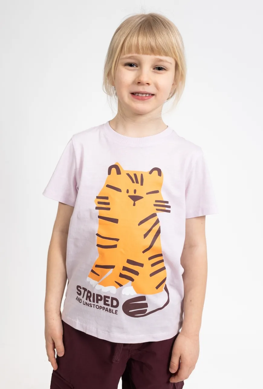 T-shirt chłopięcy z nadrukiem tygrysa