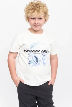T-shirt dla chłopca - Virtual Vibes - Lincoln&Sharks