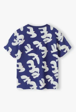 T-shirt dziewczęcy w ptaki