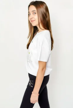 T-shirt dziewczęcy z nadrukiem