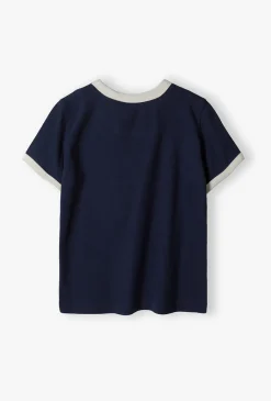 T-shirt dziewczęcy z napisem HAPPINESS