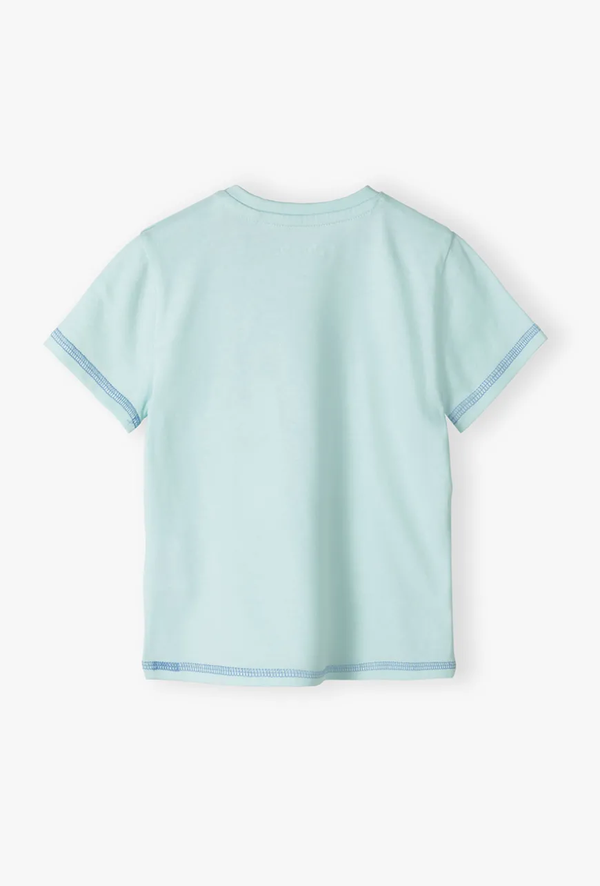 T-shirt niemowlęcy dla chłopca z rybką