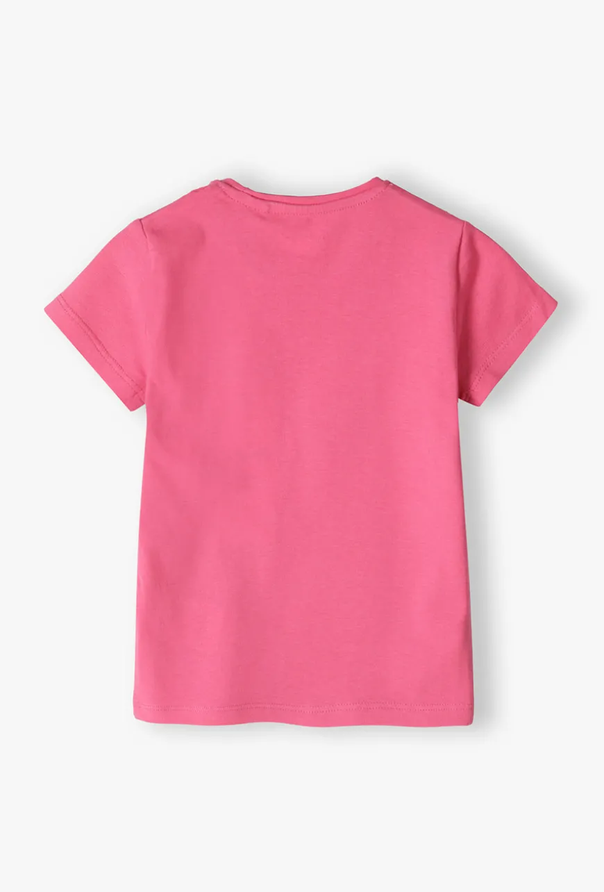 T-shirt sportowy dla dziewczynki