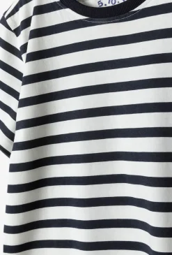 T-shirt w czarno-białe paski