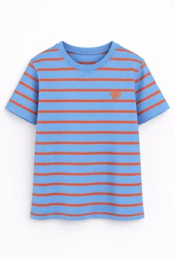 T-shirt w paski dla małego chłopca