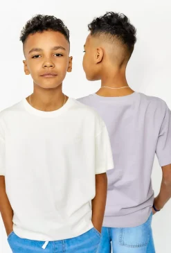 T-shirty dla chłopca - szary i biały 2pak