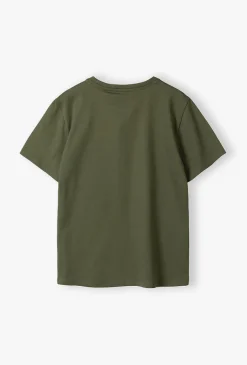 Zielony t-shirt dla chłopca - Lincoln&Sharks